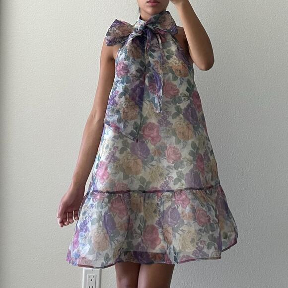Multicolor Floral Dress - Picture 1 of 5